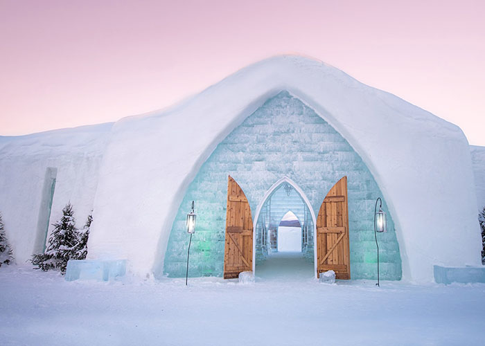 Hotel de Glace per Frozen
